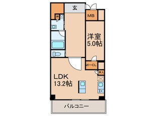 リンクハウス心斎橋の物件間取画像